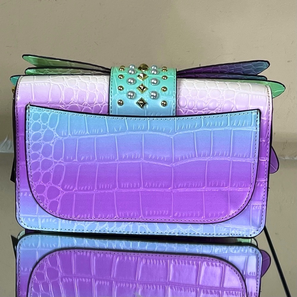 Butterfly Bloom Embellished Clutch - Picture 5 of 14